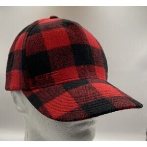 CTR Outdoors Adjustable Hat Snapback Buffalo Checkered Winter Snow Cap One Size